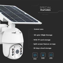 Solar Camera PTZ 4G 2MP με ανιχνευτή