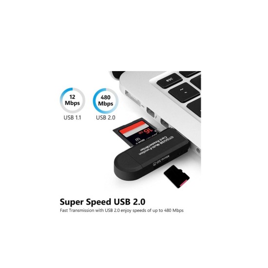 Μετατροπέας USB 2in1 Micro Card Reader