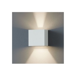 ΑΠΛΙΚΑ LED 2Χ5W 3000K ΚΥΒΟΣ ΛΕΥΚΟ