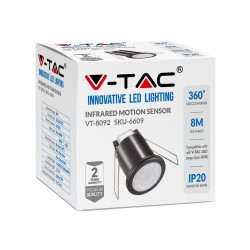 ΑΝΙΧΝΕΥΤΗΣ ΚΙΝΗΣΗΣ ΟΡΟΦΗΣ ΧΩΝΕΥΤΟΣ 400W 360° IP20 ΑΝΙΧΝΕΥΤΗΣ ΚΙΝΗΣΗΣ ΟΡΟΦΗΣ ΧΩΝΕΥΤΟΣ 400W 360° IP20