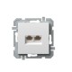 ΠΡΙΖΑ CAT5E KS ΔΙΠΛΗ 2X RJ45 8/8 PW XO