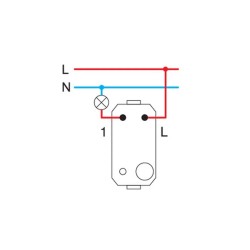ΜΠΟΥΤΟΝ 16A 250V~ 1M PW     