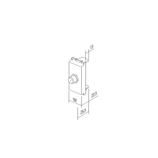 ΠΡΙΖΑ SAT ΑΠΛΗ 0dB 1M