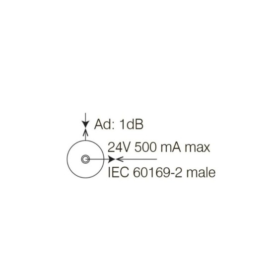 ΠΡΙΖΑ SAT ΑΠΛΗ 0dB 1M