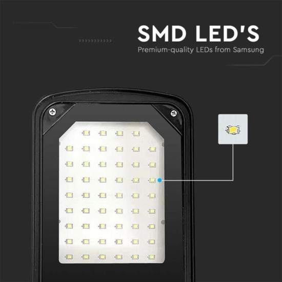 LED φωτιστικό δρόμου SMD 50W 6500Κ ψυχρό λευκό
