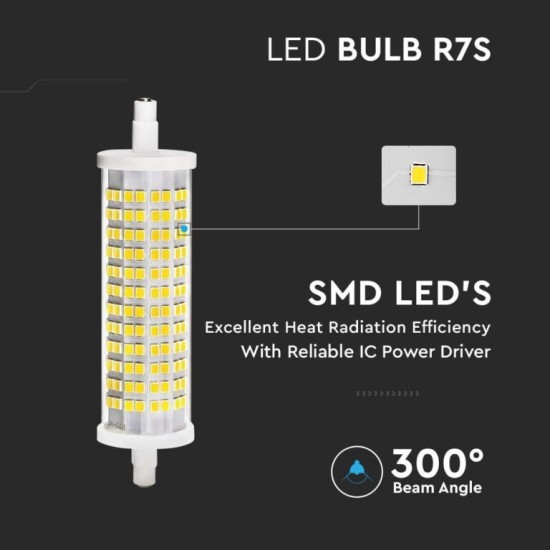 Λάμπα LED R7S SMD 16W ψυχρό λευκό 6400K