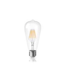 FILAMENT ST64 E27  DIM 8W 2200Κ DIMMABLE FILAMENT ST64 E27  DIM 8W 2200Κ DIMMABLE