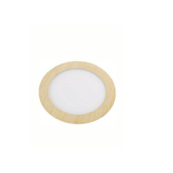 Led panel απόχρωση ξύλου στρογγυλό χωνευτό 20W 230V 3000K Led panel απόχρωση ξύλου στρογγυλό χωνευτό 20W 230V 3000K