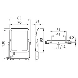 ΠΡΟΒΟΛΕΑΣ LED 10W 220-240VAC CCT PHILIPS
