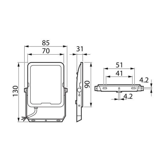 ΠΡΟΒΟΛΕΑΣ LED 10W 220-240VAC CCT PHILIPS