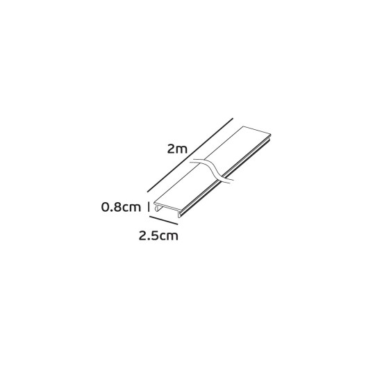 Κάλυμμα μπάρα για χωνευτή/οροφής μαγνητική ράγα 48V