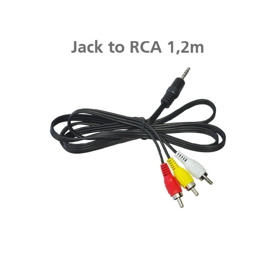 ΚΑΛΩΔΙΟ Jack σε 3 RCA 1,2m