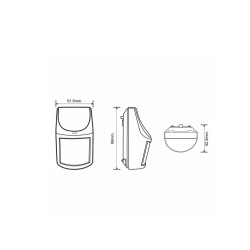 BS-405/A Ανιχνευτής Κίνησης IR